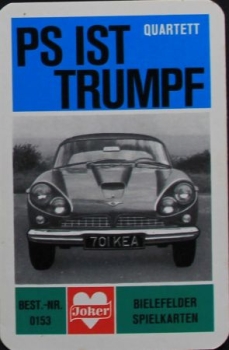Bielefelder Spielkarten "PS ist Trumpf" 1963 Cardgame (3803)
